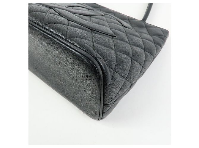 Borsa Tote CHANEL Medallion Matelasse COCO Mark Nera A01804 - vista 11