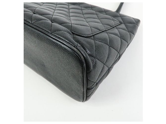 Borsa Tote CHANEL Medallion Matelasse COCO Mark Nera A01804 - vista 12