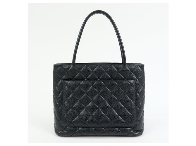 Borsa Tote CHANEL Medallion Matelasse COCO Mark Nera A01804 - vista 2