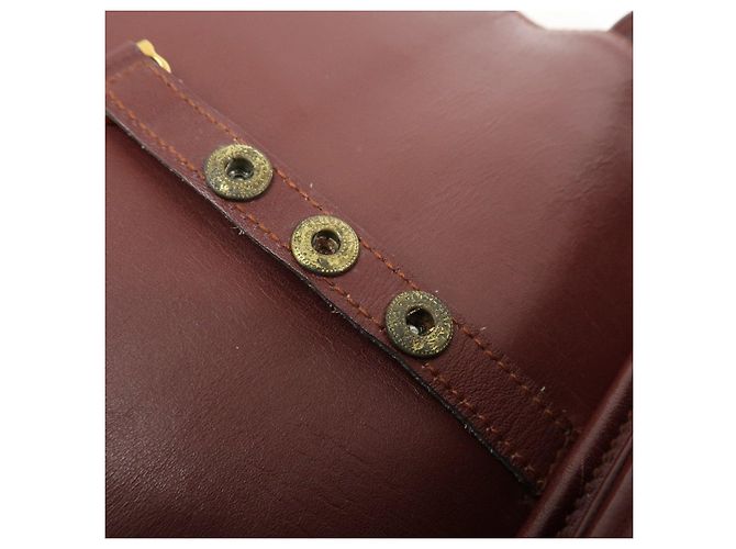 Borsa a tracolla e a spalla in pelle Must de Cartier Bordeaux - vista 20