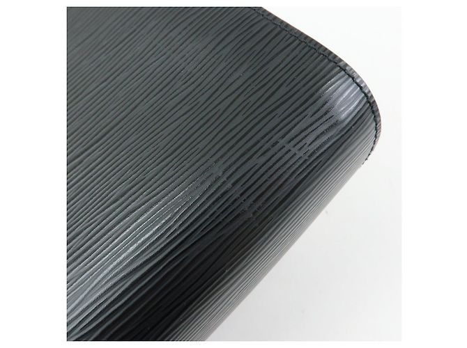 Louis Vuitton Epi Leather Osh Clutch Bag Flat Pouch Noir M59362 - vista 15