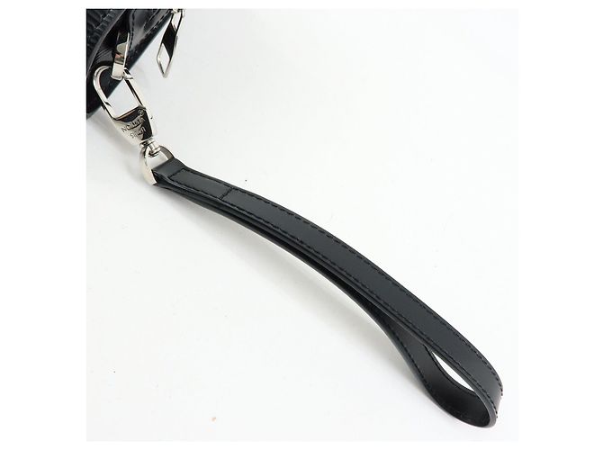 Louis Vuitton Epi Leather Osh Clutch Bag Flat Pouch Noir M59362 - vista 17