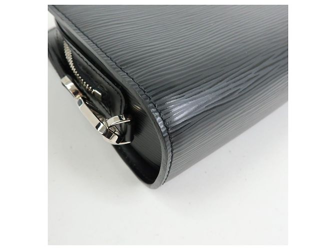 Louis Vuitton Epi Leather Osh Clutch Bag Flat Pouch Noir M59362 - vista 8