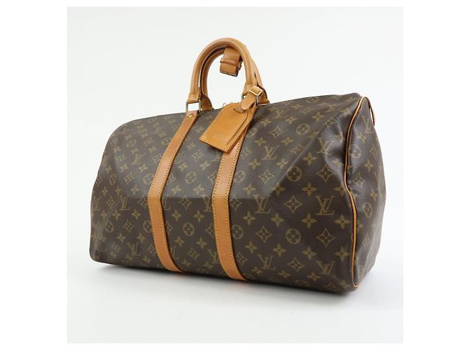 Louis Vuitton Monogram Keep All 45 Boston Bag Brown M41428 - Ansicht 3