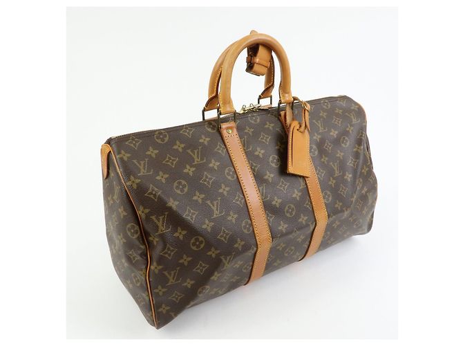 Louis Vuitton Monogram Keep All 45 Boston Bag Brown M41428 - Ansicht 4
