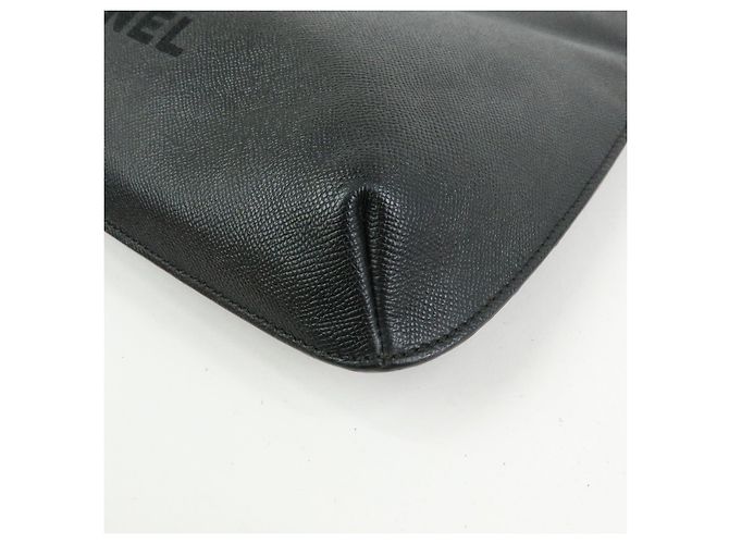 Borsa a tracolla CHANEL in pelle caviar, borsa tote, borsa a mano nera - vista 10