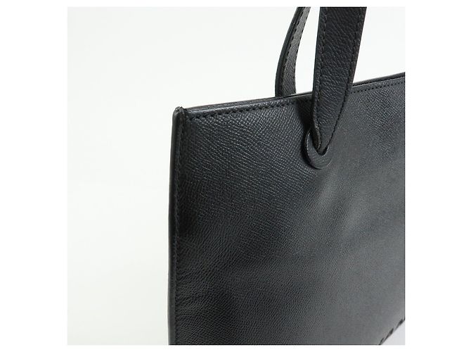 Borsa a tracolla CHANEL in pelle caviar, borsa tote, borsa a mano nera - vista 14