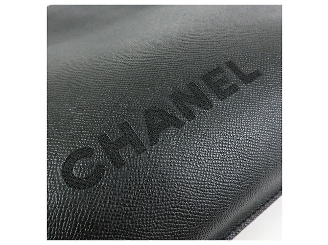Borsa a tracolla CHANEL in pelle caviar, borsa tote, borsa a mano nera - vista 15