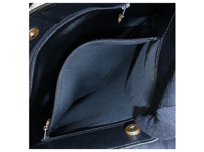 Borsa a tracolla CHANEL in pelle caviar, borsa tote, borsa a mano nera - vista 19