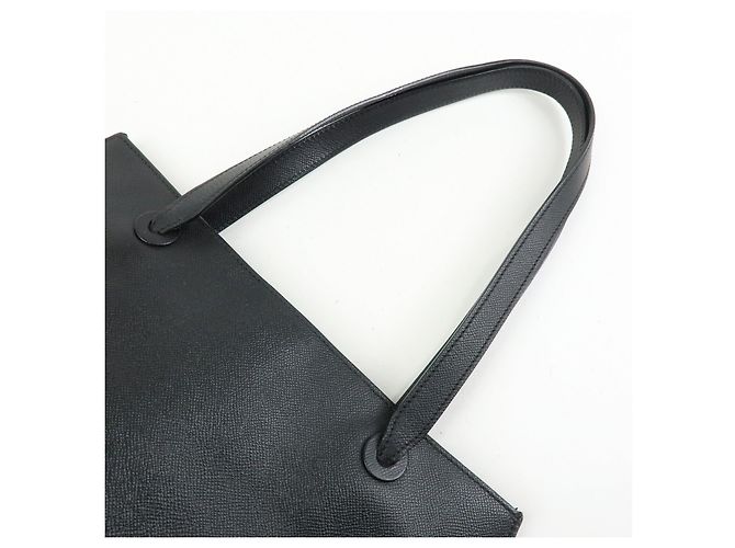 Borsa a tracolla CHANEL in pelle caviar, borsa tote, borsa a mano nera - vista 6