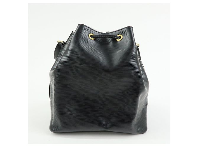 Borsa a tracolla Louis Vuitton Epi Petit Noe Noir Black M44102 - vista 2