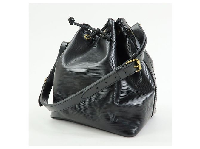 Borsa a tracolla Louis Vuitton Epi Petit Noe Noir Black M44102 - vista 3