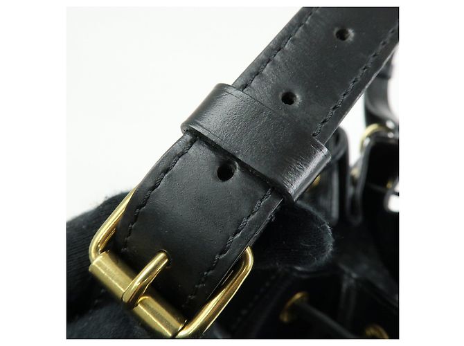 Borsa a tracolla Louis Vuitton Epi Petit Noe Noir Black M44102 - vista 8