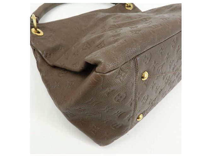 Borsa a mano Louis Vuitton Monogram Empreinte Artsy MM Terre M94171 - vista 11