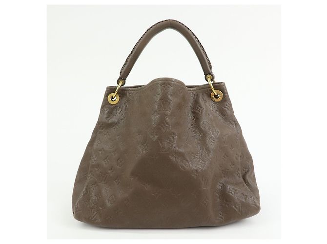 Borsa a mano Louis Vuitton Monogram Empreinte Artsy MM Terre M94171 - vista 2