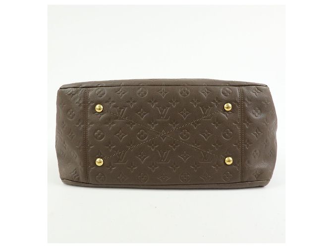 Borsa a mano Louis Vuitton Monogram Empreinte Artsy MM Terre M94171 - vista 5