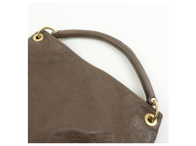 Borsa a mano Louis Vuitton Monogram Empreinte Artsy MM Terre M94171 - vista 6
