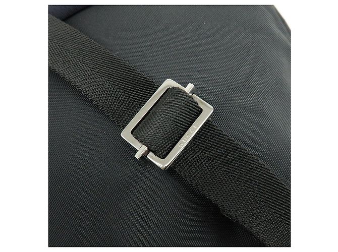 Zaino GUCCI Sherry Canvas Leather Black 122349 - vista 8