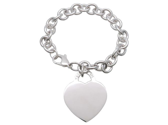 Bracciale a catena Tiffany & Co Heart Tag Large SV925 Silver - vista 2