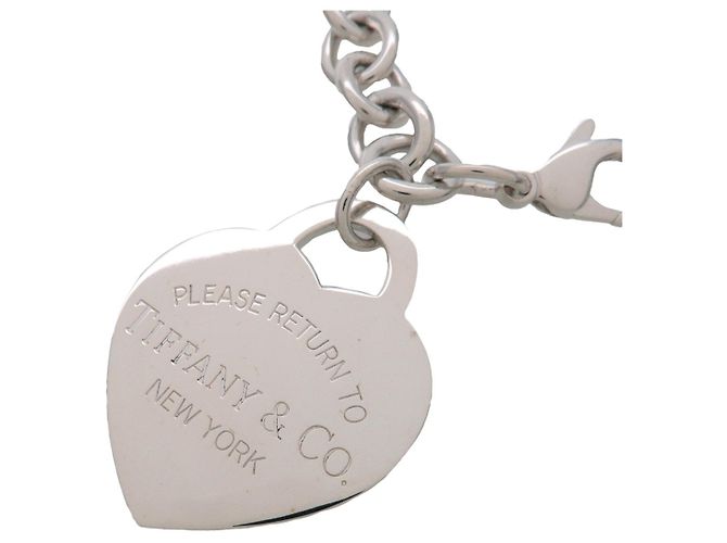 Bracciale a catena Tiffany & Co Heart Tag Large SV925 Silver - vista 3