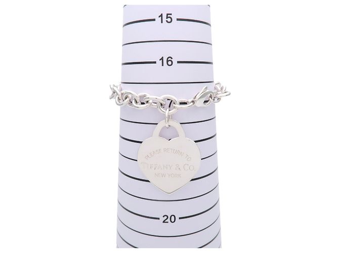 Bracciale a catena Tiffany & Co Heart Tag Large SV925 Silver - vista 7