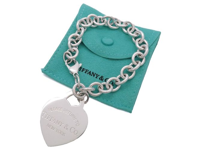 Bracciale a catena Tiffany & Co Heart Tag Large SV925 Silver - vista 8