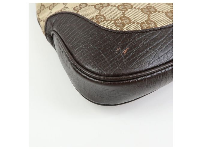 Borsa a tracolla e borsa a mano GUCCI Sherry Jackie GG Canvas Leather 00963 - vista 9