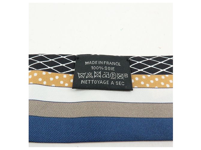 Hermès HERMES Twilly in seta 100% Grand Theatre Nouveau Black - vista 10