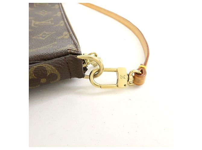 Louis Vuitton Monogram Pochette Accessoires Pouch Hand Bag M51980 - vista 10