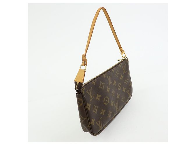 Louis Vuitton Monogram Pochette Accessoires Pouch Hand Bag M51980 - vista 4