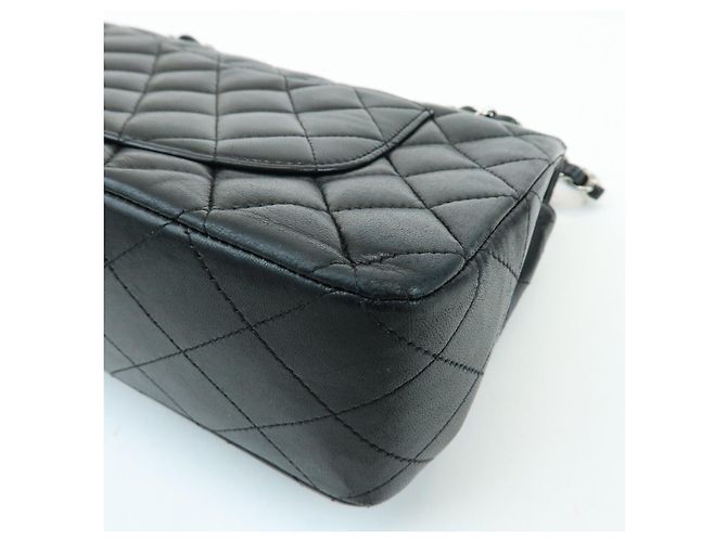 CHANEL Matelasse 25 Double Flap Lamb Skin Chain Shoulder Bag A01112 - vista 10