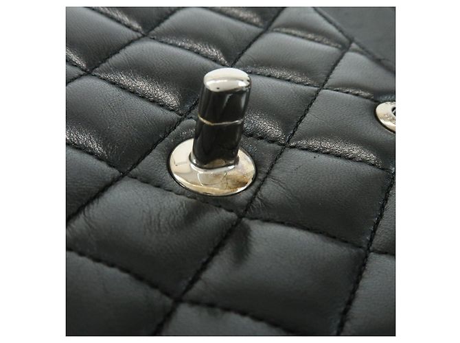 CHANEL Matelasse 25 Double Flap Lamb Skin Chain Shoulder Bag A01112 - vista 15