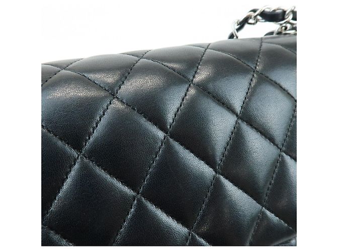CHANEL Matelasse 25 Double Flap Lamb Skin Chain Shoulder Bag A01112 - vista 16