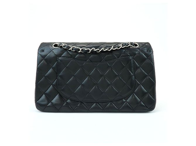 CHANEL Matelasse 25 Double Flap Lamb Skin Chain Shoulder Bag A01112 - vista 2