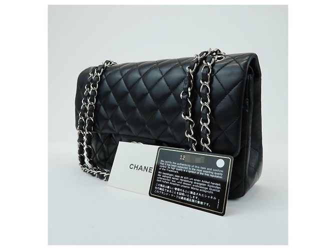 CHANEL Matelasse 25 Double Flap Lamb Skin Chain Shoulder Bag A01112 - vista 24