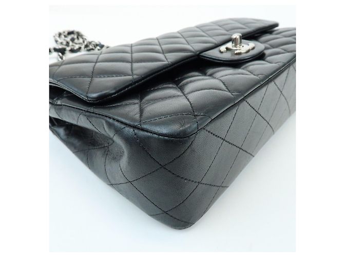 CHANEL Matelasse 25 Double Flap Lamb Skin Chain Shoulder Bag A01112 - vista 8