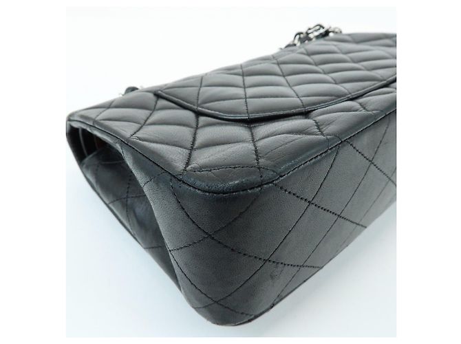 CHANEL Matelasse 25 Double Flap Lamb Skin Chain Shoulder Bag A01112 - vista 9