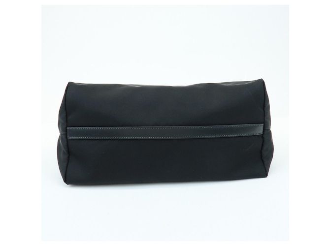PRADA Borsa 2Way in Nylon e Pelle con Logo Triangolare Borsa a Mano Borsa a Tracolla 1BA104 - vista 5