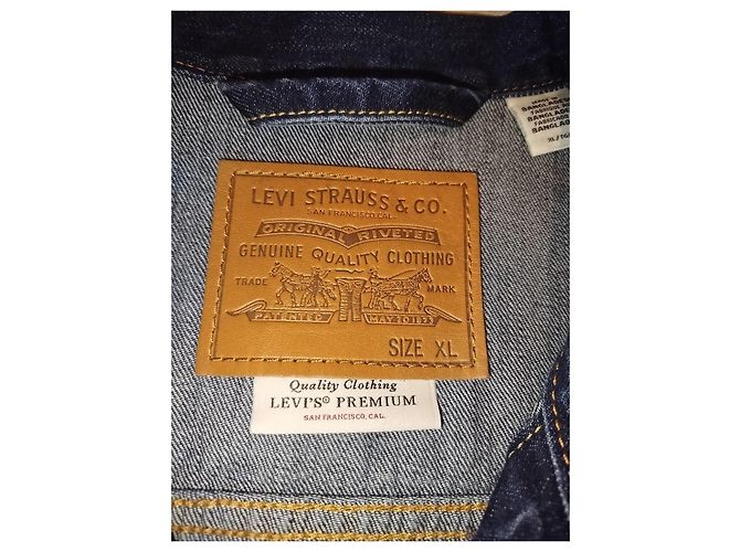Levi's Blaue Jeansjacke - Ansicht 3