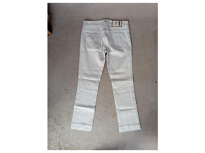Jeans Gucci in Cotone Beige Donna Taglia 40 - vista 5