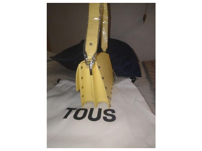 Autre Marque Tous Borsa in Pelle Gialla - vista 4