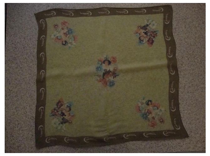 Autre Marque Cimarron Pañuelo de Seda Estampado Floral - vista 3