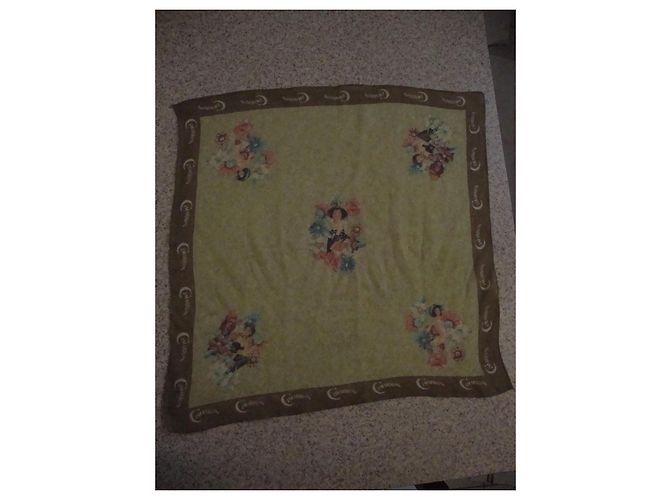 Autre Marque Cimarron Pañuelo de Seda Estampado Floral - vista 5