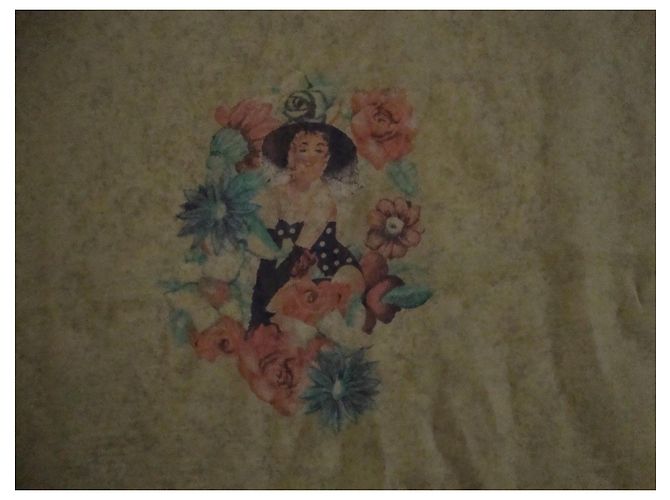 Autre Marque Cimarron Pañuelo de Seda Estampado Floral - vista 6