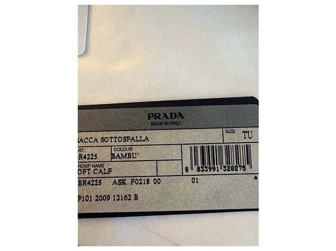 Prada Sacca Sottospalla mala de mão em couro - vista 3