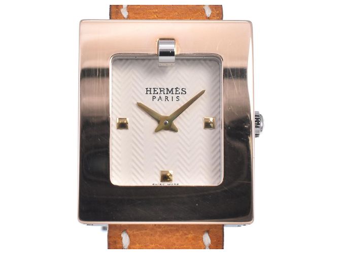 Hermès Gürtel Hermes Quartz Stainless Steel and Leather 22 - Ansicht 2