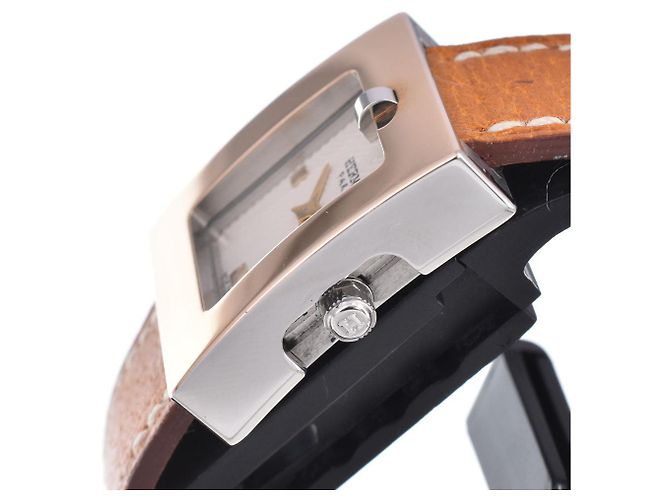 Hermès Gürtel Hermes Quartz Stainless Steel and Leather 22 - Ansicht 3