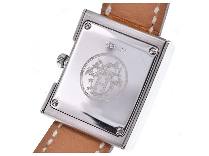 Hermès Gürtel Hermes Quartz Stainless Steel and Leather 22 - Ansicht 5