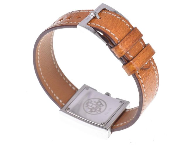 Hermès Gürtel Hermes Quartz Stainless Steel and Leather 22 - Ansicht 6