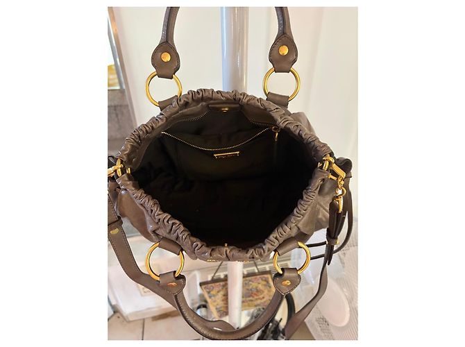 Bolsa de mão Miu Miu em couro - vista 2